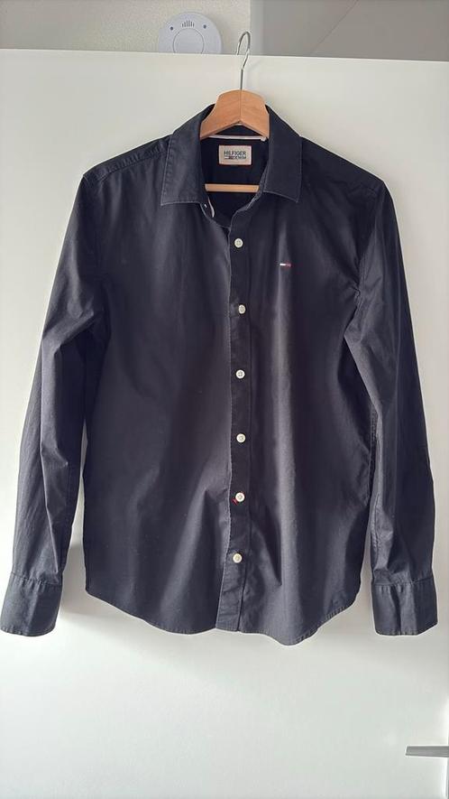 Zwarte Tommy Hilfiger Denim blouse/ overhemd slim fit, Kleding | Heren, Overhemden, Zo goed als nieuw, Halswijdte 38 (S) of kleiner