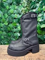 Nieuwe stoere vintage biker boots van Sendra maat 38, Zwart, Nieuw, Ophalen of Verzenden, Sendra