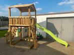 Houten Speeltoestel met Glijbaan, Klimwand en Trap, Kinderen en Baby's, Speelgoed | Buiten | Speeltoestellen, Ophalen, Nieuw, Klimwand
