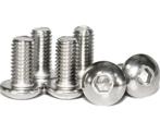 100 stuks M4 10mm inbus-bouten inbusbouten rvs schroeven, Nieuw, Ophalen of Verzenden, A, Minder dan 50 mm