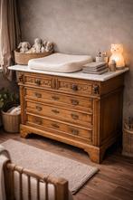 Antieke baby commode kinderkamer marmer blad vintage meubels, Ophalen of Verzenden, Jongetje of Meisje