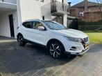 Nissan Qashqai 1.2, 142481km, 2017, 360 cam, pano, trekhaak, Auto's, Voorwielaandrijving, Zwart, 4 cilinders, Wit