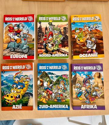 Donald Duck Reis om de wereld pockets - complete set  1 - 6 beschikbaar voor biedingen