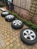 Winterbanden met velgen VW, Ophalen, Banden en Velgen, 17 inch, Winterbanden
