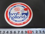 sticker AMFI Holaand groeps vakantie centra Exloo Bruinisse, Ophalen, Zo goed als nieuw, Bedrijf of Vereniging