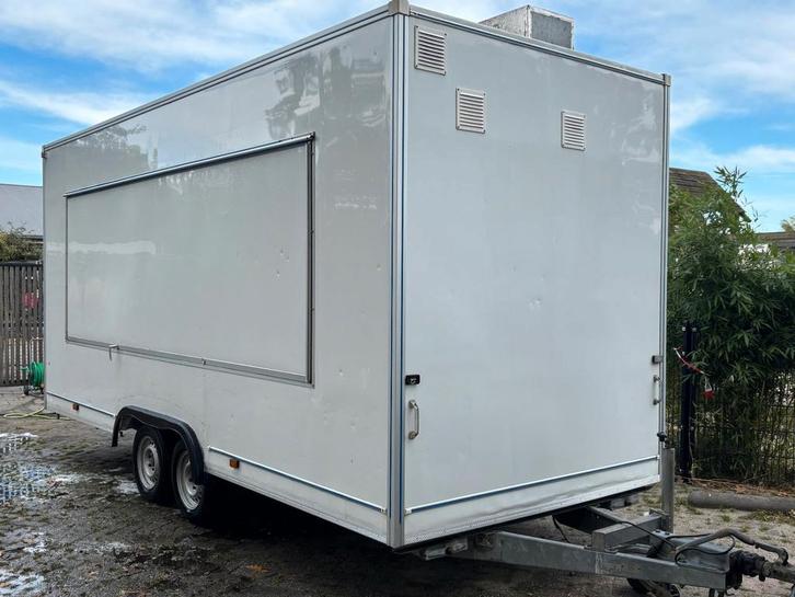 Verkoopwagen / Frietwagen / Oliebollenkraam, Auto diversen, Aanhangers en Bagagewagens, Gebruikt, Ophalen of Verzenden