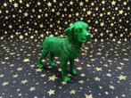 Kerstbal Hond Groen Glitter, Diversen, Ophalen of Verzenden, Zo goed als nieuw