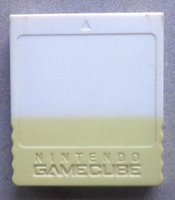 Originele memory card 1019 block Nintendo Gamecube  beschikbaar voor biedingen