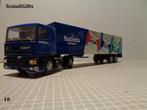lion daf 95 met 2 as euro trailer, Ophalen of Verzenden, Zo goed als nieuw, Bus of Vrachtwagen, Lion Toys