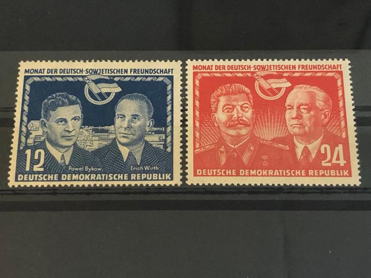 DDR Mi 296-297 1951 postfris, Postzegels en Munten, Postzegels | Europa | Duitsland, Postfris, DDR, Verzenden