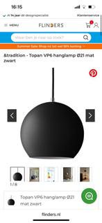 &Tradition Topan hanglamp mat zwart 2 stuks, Huis en Inrichting, Lampen | Hanglampen, Ophalen of Verzenden, Zo goed als nieuw