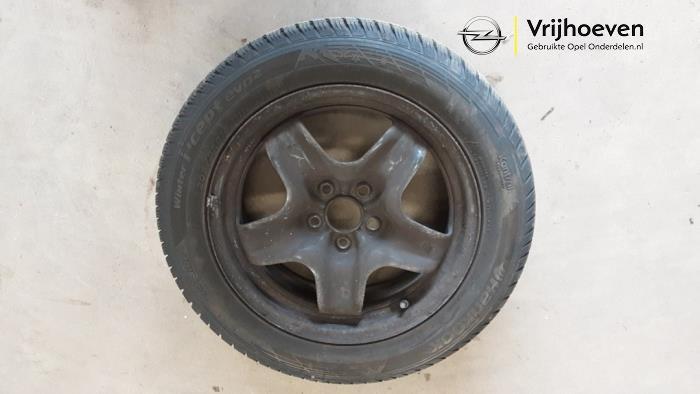 Reservewiel van een Opel Astra (Astra K 15-), Auto-onderdelen, Banden en Velgen, Velg(en), Personenwagen, Gebruikt, 3 maanden garantie