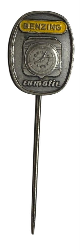 Benzing Comatic Duivenklok Speldje, Verzamelen, Speldjes, Pins en Buttons, Gebruikt, Speldje of Pin, Sport, Ophalen