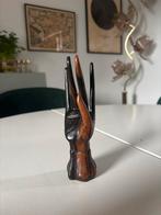 Vintage Balinees Boeddha Handje - Hout, Ophalen of Verzenden