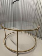 Tafel, Huis en Inrichting, Tafels | Eettafels, Ophalen, 50 tot 100 cm, Zo goed als nieuw, Glas