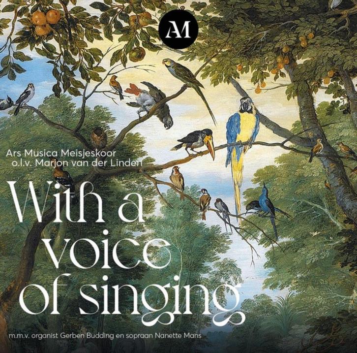 With a voice of singing - Ars Musica Meisjeskoor, Cd's en Dvd's, Cd's | Klassiek, Zo goed als nieuw, Ophalen of Verzenden