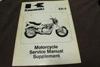 Kawasaki ER5 1997 motorcycle service manual supplement, Motoren, Ophalen of Verzenden, Kawasaki