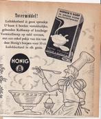 Retro reclame 1952 Honig Koog aan de Zaan tovermiddel, Verzamelen, Retro, Ophalen of Verzenden