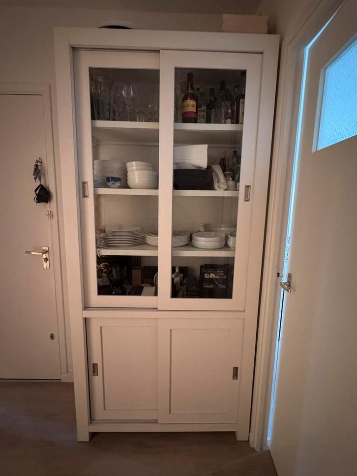 Vitrinekast Troubadour, Huis en Inrichting, Kasten | Vitrinekasten, Zo goed als nieuw, 200 cm of meer, 100 tot 150 cm, 25 tot 50 cm