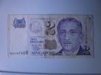 Singapore - 2 Dollar- Bankbiljet, Postzegels en Munten, Bankbiljetten | Azië, Zuidoost-Azië, Verzenden