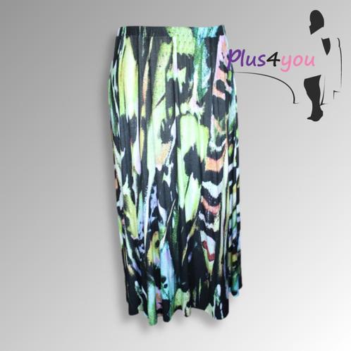 30444 Zgan Wijde rok Created with love mt 48  H19, Kleding | Dames, Grote Maten, Zo goed als nieuw, Rok, Overige kleuren, Ophalen of Verzenden