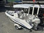 Prins 550 Johnson 50PK INCL Trailer ZEER NETJES!! Bimini-TOP, Watersport en Boten, Zo goed als nieuw, Polyester, Benzine, 3 tot 6 meter