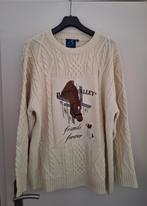 Prachtige ecru trui met paard, maat L/XL, Happy valley, Beige, Maat 42/44 (L), Ophalen of Verzenden