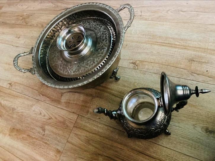Marokaans thee comfort, Huis en Inrichting, Keuken | Servies, Zo goed als nieuw, Overige typen, Overige stijlen, Overige materialen
