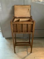 Vintage Eikenhouten Naaikastje., Ophalen of Verzenden, Gebruikt