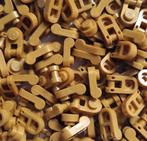 Lego 1x1 plate with bar handle, Pearl gold (per 100), Kinderen en Baby's, Speelgoed | Duplo en Lego, Verzenden, Nieuw, Losse stenen