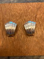 Christian Dior Verzilverde Oorclips Clips, Overige materialen, Gebruikt, Ophalen of Verzenden, Knopjes of Stekers