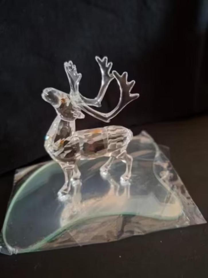 Swarovski Rendier, Verzamelen, Swarovski, Zo goed als nieuw, Figuurtje, Ophalen of Verzenden