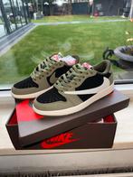 Jordan 1 Low Travis Scott Black Olive Maat 41 Nieuw, Zwart, Nieuw, Ophalen of Verzenden, Sneakers of Gympen