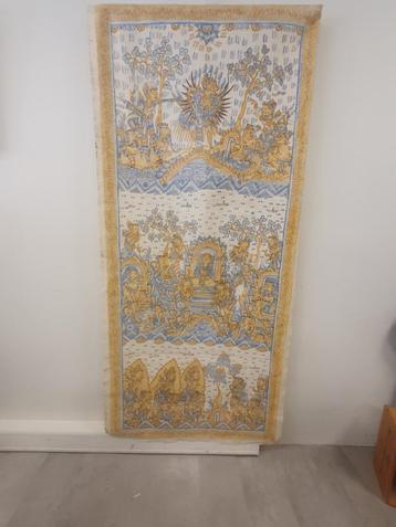 Balinees kunstwerk ( Kamasan ) - 82 x 186 cm beschikbaar voor biedingen