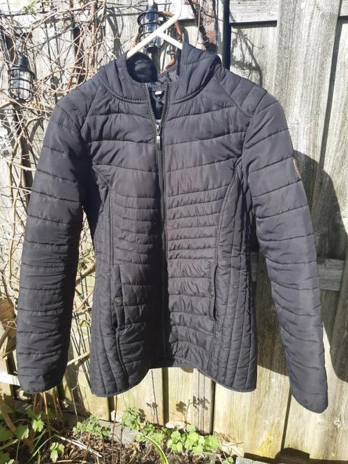 Zwarte tussenjas Maat S, Kinderen en Baby's, Kinderkleding | Maat 164, Gebruikt, Meisje, Jas, Ophalen of Verzenden
