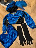 Pietenpak jongen maat 116 Sinterklaas set blauw zwart, Diversen, Sinterklaas, Ophalen of Verzenden, Nieuw