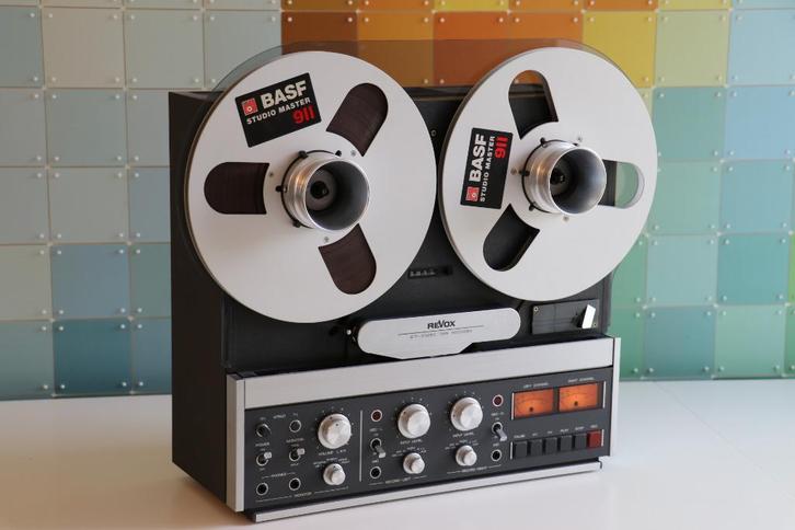 ReVoX B77, Audio, Tv en Foto, Bandrecorders, Bandrecorder, Met stofkap, Met banden, Ophalen of Verzenden