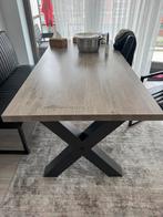 NIEUW!! Eettafel + Salontafel + stoelen, Ophalen of Verzenden, Gebruikt, Rechthoekig, 50 tot 100 cm