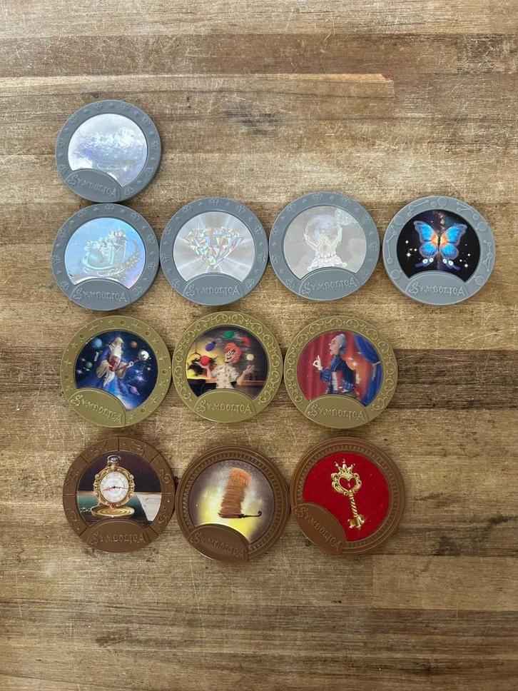 Emte spaaractie Efteling Symbolica munten, per stuk te koop, Verzamelen, Efteling, Gebruikt, Overige typen, Ophalen of Verzenden