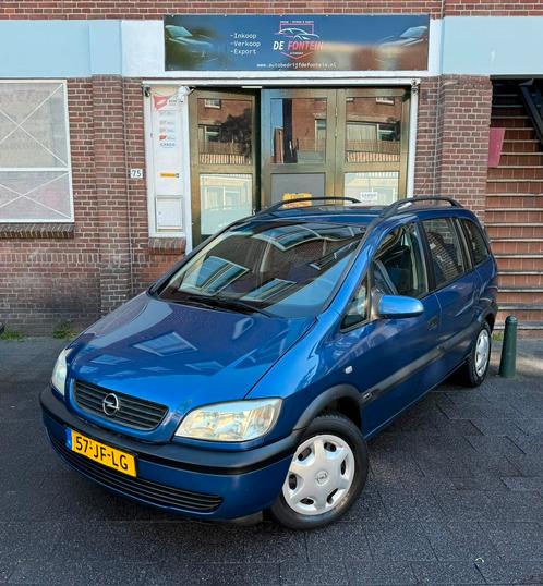 Opel Zafira 1.8 16V 2002 7-Pers Airco/APK/Trekhaak, Auto's, Opel, Bedrijf, Zafira, Benzine, D, MPV, Handgeschakeld, Origineel Nederlands