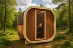 Moderne Cube Buitensauna SKOG ÜKS130 Thermowood, Ophalen of Verzenden, Nieuw, Fins of Traditioneel, Complete sauna