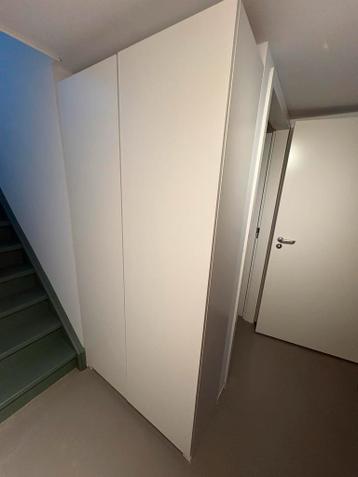 Witte Ikea Pax kast - 202x100x35cm - netjes gedemonteerd - afbeelding 2