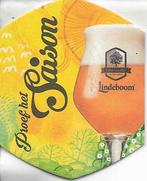 Viltje Lindeboom bier - Proef het Saison, Verzamelen, Biermerken, Ophalen of Verzenden, Zo goed als nieuw, Viltje(s), Overige merken