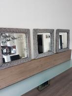 Drie mooie vierkante spiegel, Huis en Inrichting, Woonaccessoires | Spiegels, Ophalen, Minder dan 50 cm, Vierkant, Zo goed als nieuw