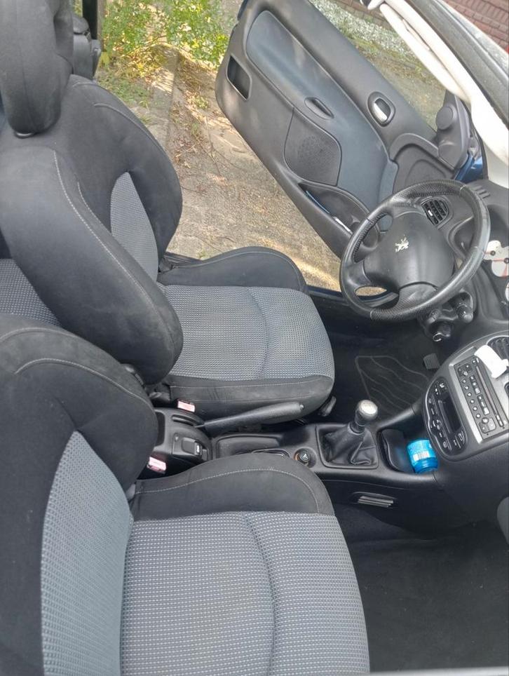 Peugeot 206 1.6 16V CC 2006 Blauw, Auto's, Peugeot, Particulier, Benzine, D, Cabriolet, Handgeschakeld, Origineel Nederlands, Blauw