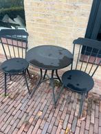 Bistro tuinsetje, Tuin en Terras, Tuinsets en Loungesets, Ophalen, Gebruikt, Overige materialen, 2 zitplaatsen
