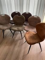 6 eetkamerstoelen van pronto wonen, direct beschikbaar, Ophalen, Gebruikt, Stof, Grijs