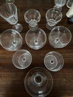 Diverse desertglazen 8 stuks, Ophalen of Verzenden, Gebruikt, Overige typen