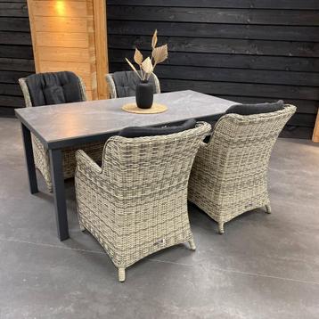 De Hartman Mallorca Comino 180x90 cm Dining Tuinset beschikbaar voor biedingen