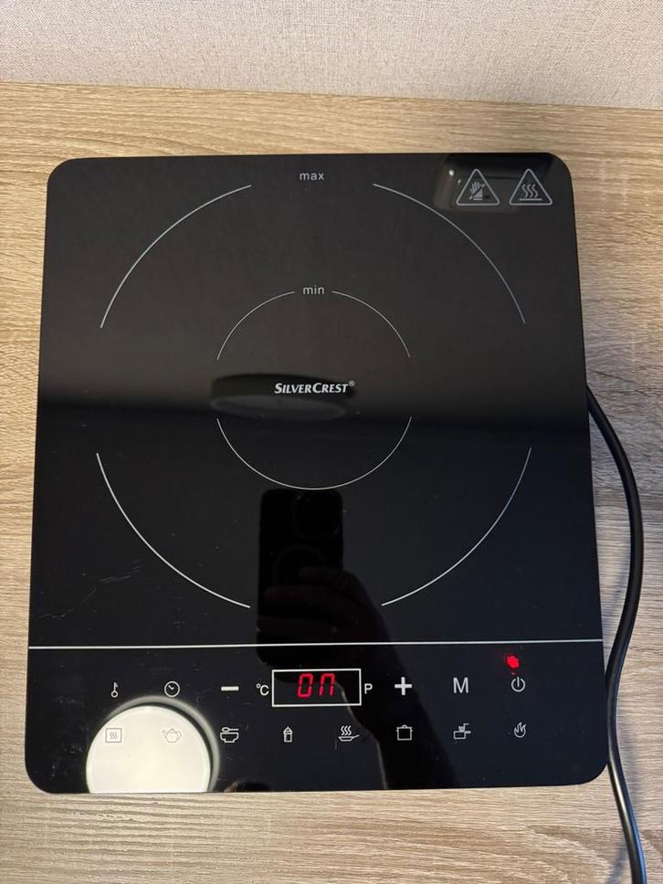 Silvercrest Inductiekookplaat - SKP 2200 B2, Witgoed en Apparatuur, Kookplaten, Gebruikt, Vrijstaand, Inductie, 3 kookzones of minder